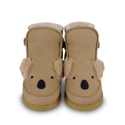 Dubu Exclusive Shoes | Fluffy Koala | Taupe Nubuck