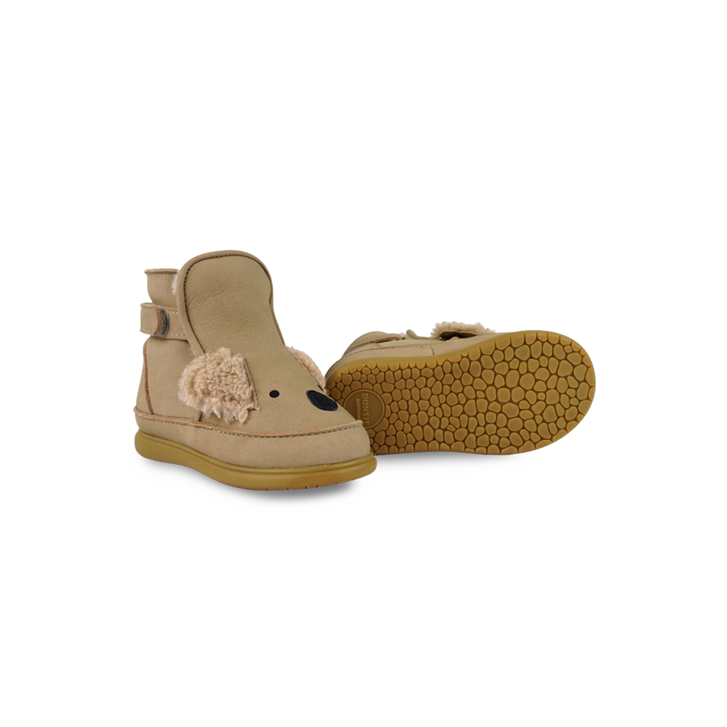 Dubu Exclusive Shoes | Fluffy Koala | Taupe Nubuck