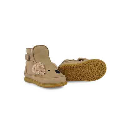 Dubu Exclusive Shoes | Fluffy Koala | Taupe Nubuck