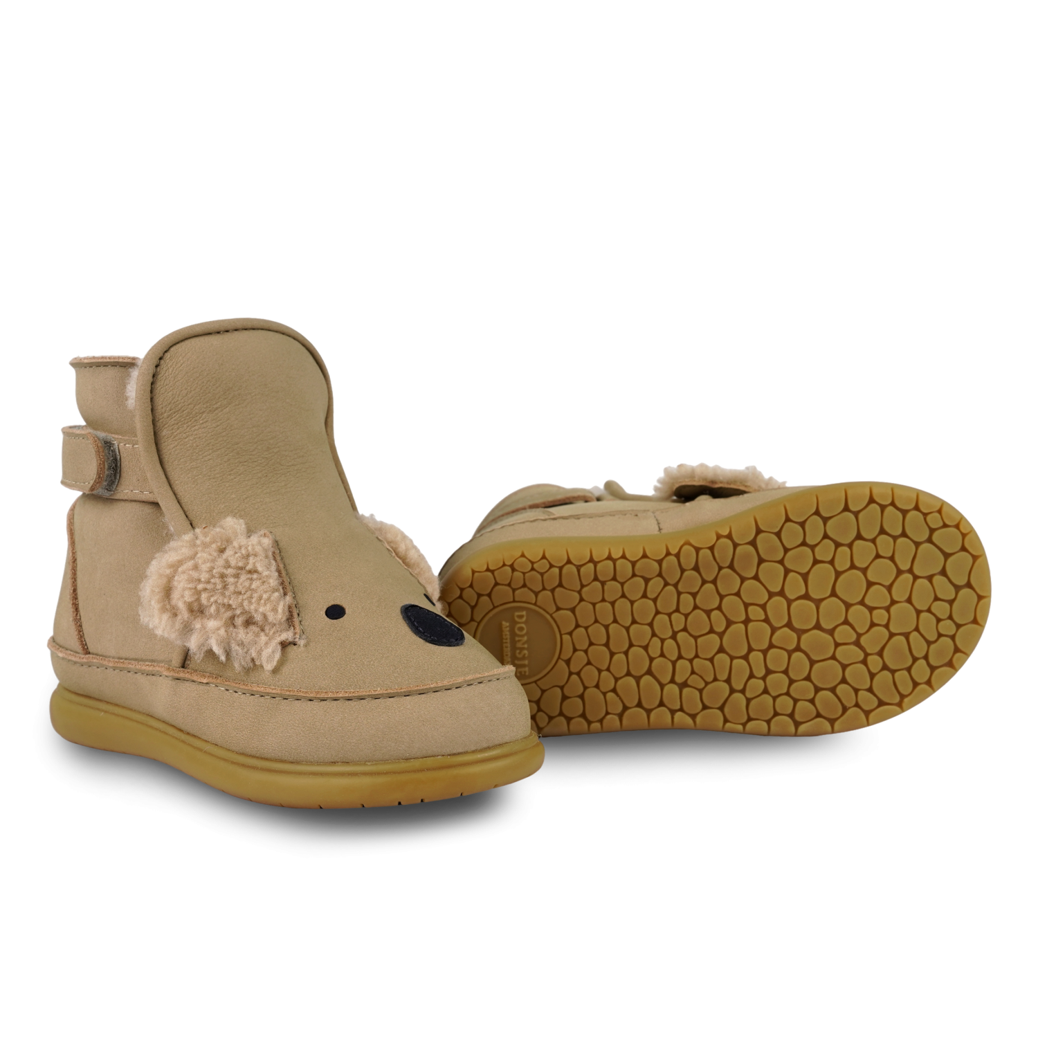 Dubu Exclusive Shoes | Fluffy Koala | Taupe Nubuck