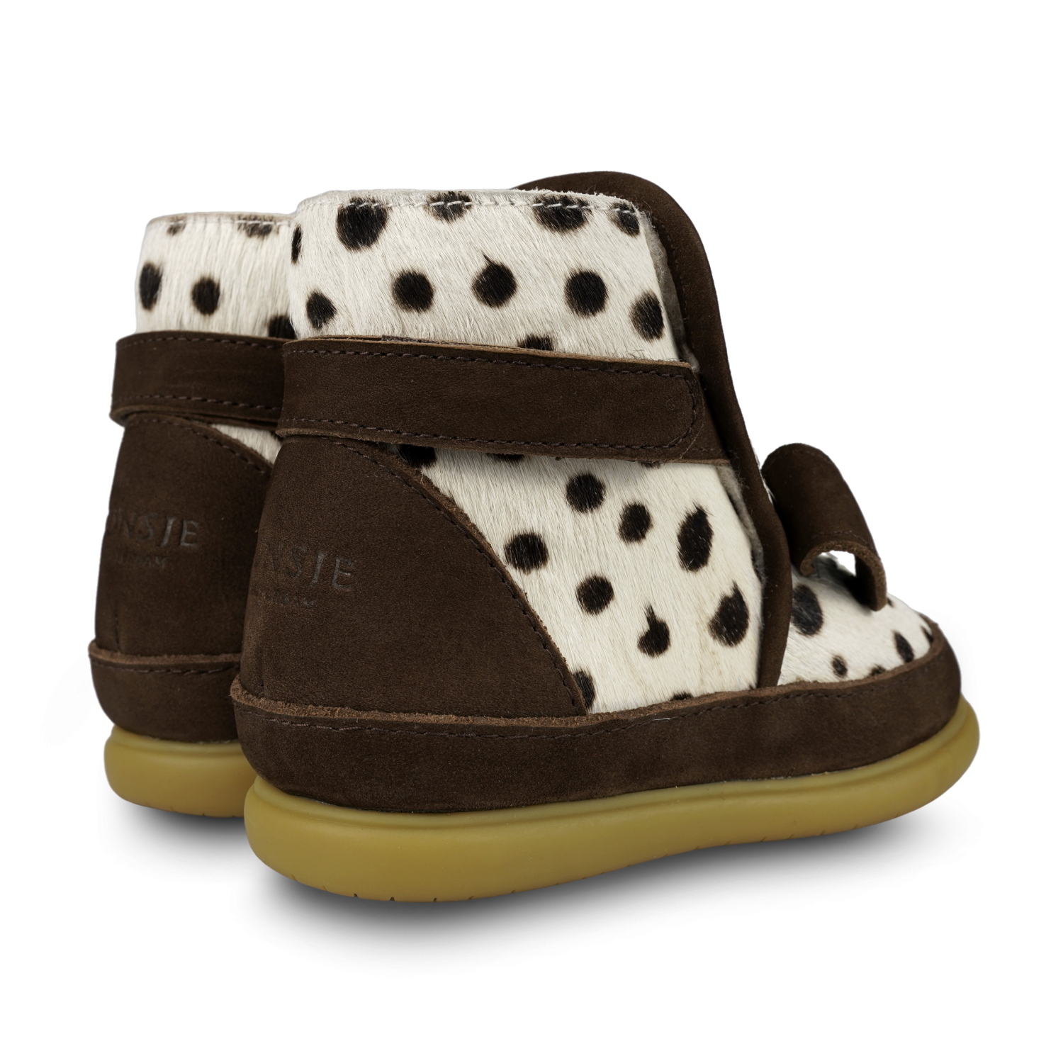 Dubu Exclusive Shoes | Dalmatian | Black Spotted Cow Hair