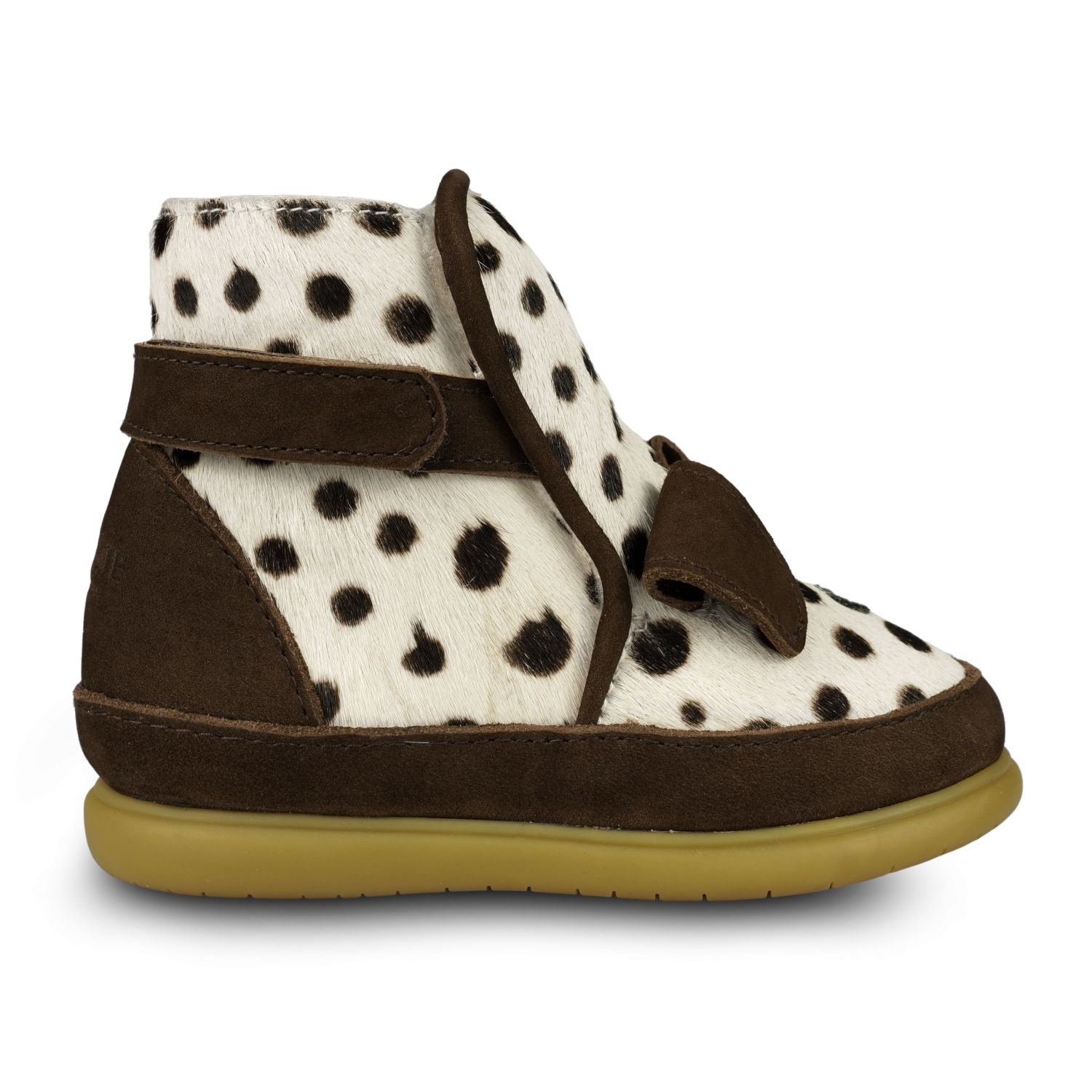 Dubu Exclusive Shoes | Dalmatian | Black Spotted Cow Hair