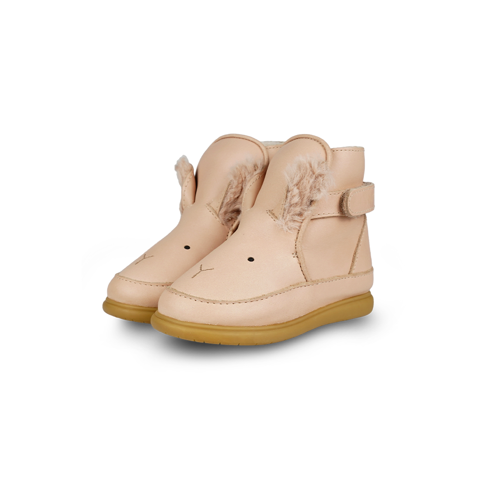 Dubu Exclusive Shoes | Fluffy Bunny | Light Rust Leather