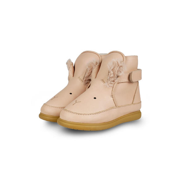 Dubu Exclusive Shoes | Fluffy Bunny | Light Rust Leather