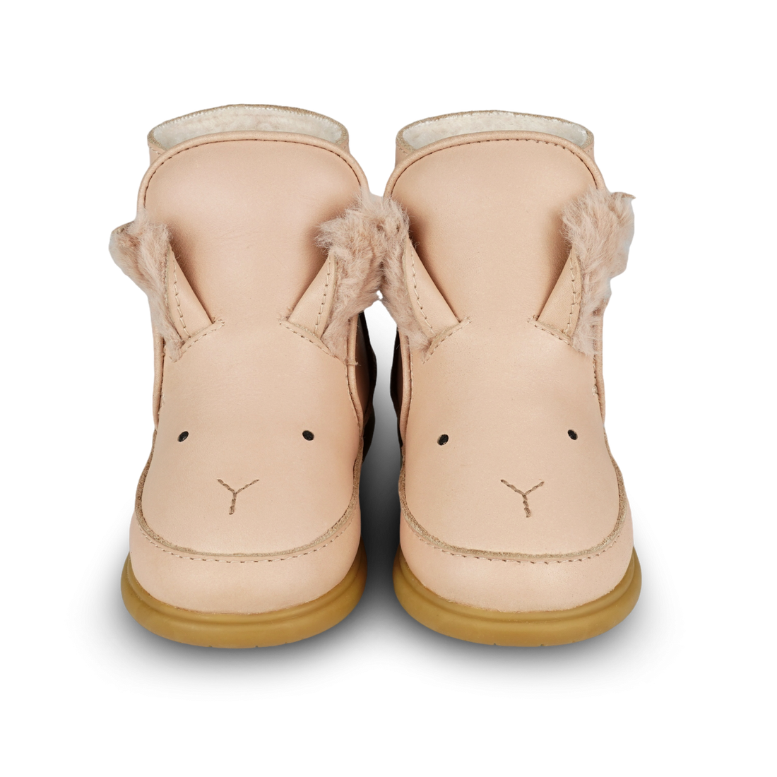 Dubu Exclusive Shoes | Fluffy Bunny | Light Rust Leather