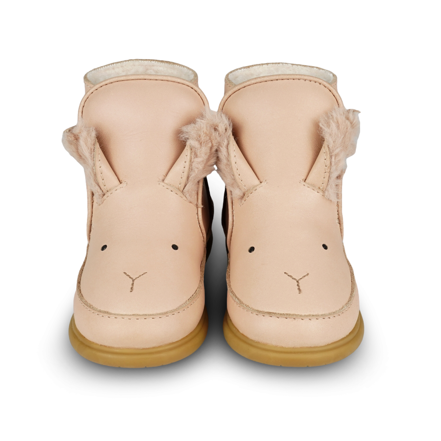 Dubu Exclusive Shoes | Fluffy Bunny | Light Rust Leather