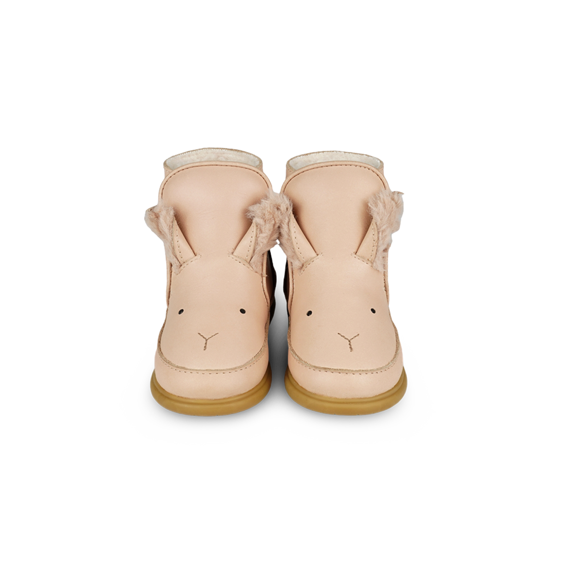 Dubu Exclusive Shoes | Fluffy Bunny | Light Rust Leather