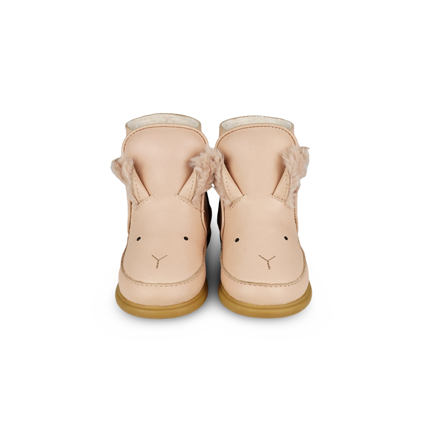 Dubu Exclusive Shoes | Fluffy Bunny | Light Rust Leather