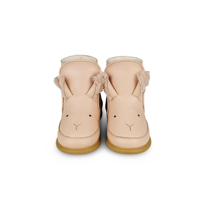 Dubu Exclusive Shoes | Fluffy Bunny | Light Rust Leather