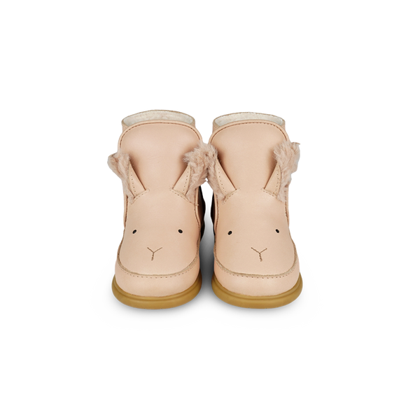 Dubu Exclusive Shoes | Fluffy Bunny | Light Rust Leather