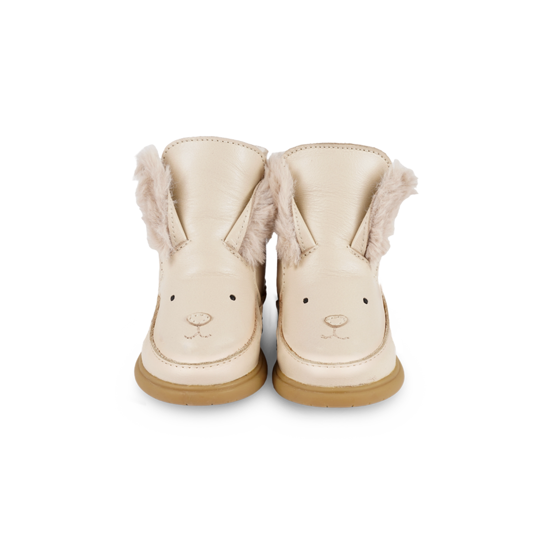 Dubu Exclusive Shoes | Rabbit | Cream Leather