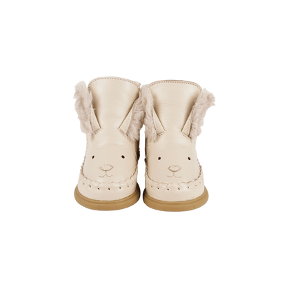 Dubu Exclusive Shoes | Rabbit | Cream Leather