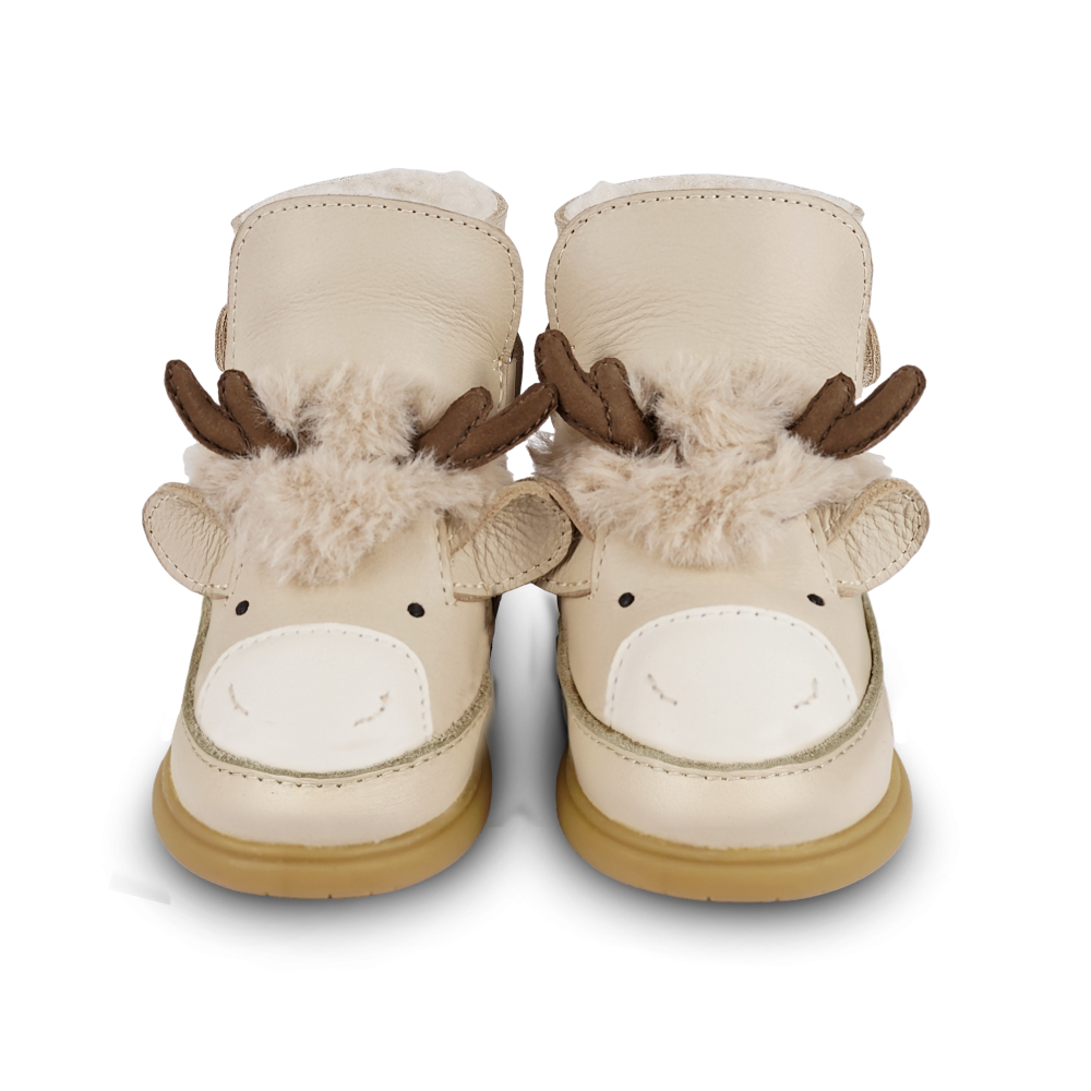 Dubu Exclusive Shoes | Reindeer | Ivory Classic Leather