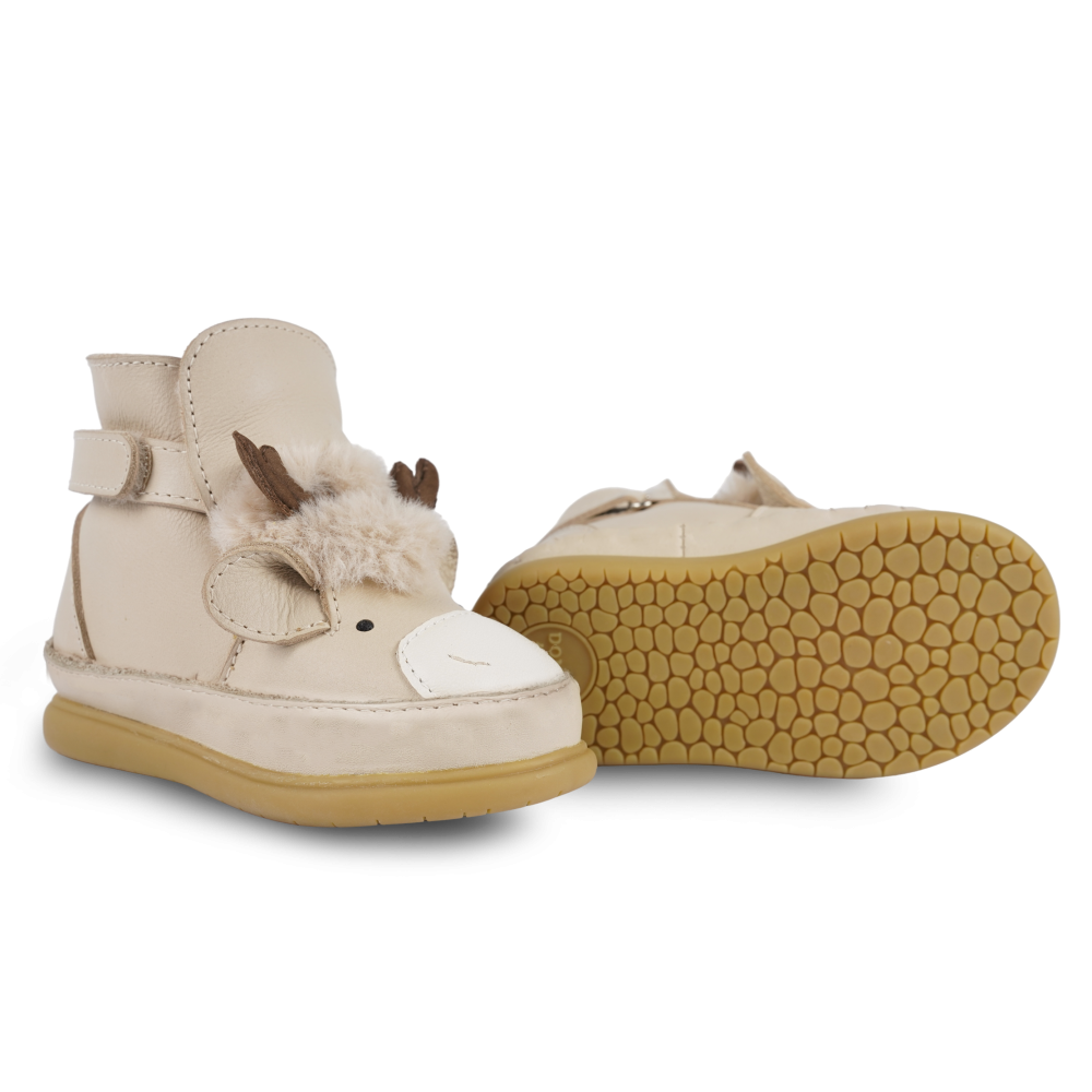 Dubu Exclusive Shoes | Reindeer | Ivory Classic Leather