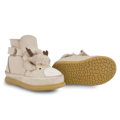 Dubu Exclusive Shoes | Reindeer | Ivory Classic Leather