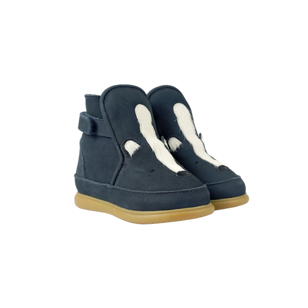 Dubu Exclusive Shoes | Skunk | Navy Nubuck