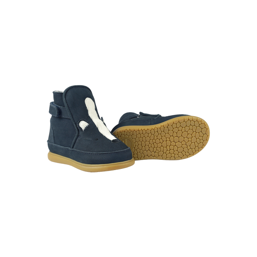 Dubu Exclusive Shoes | Skunk | Navy Nubuck