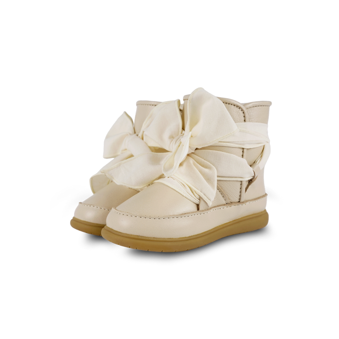 Maudi Shoes | Cream Leather