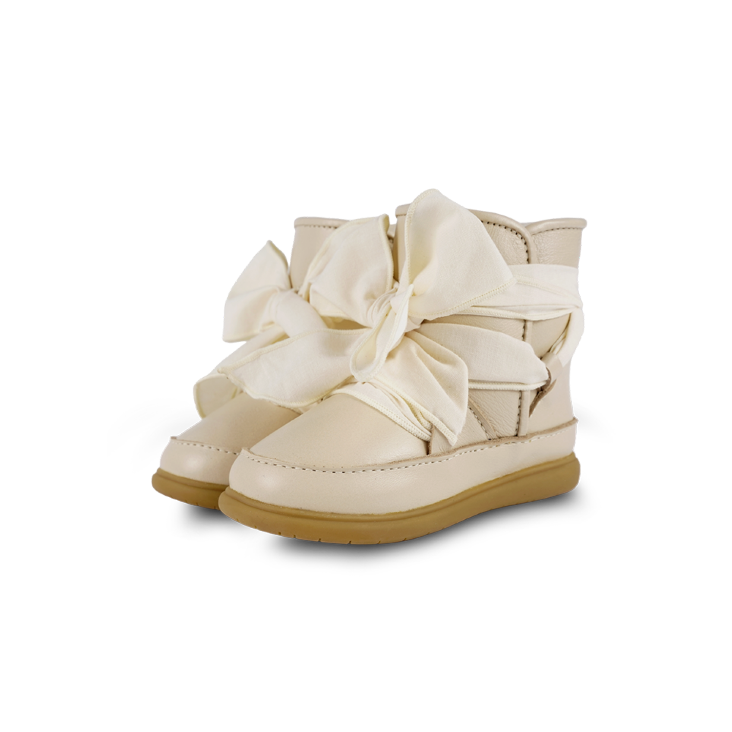 Maudi Shoes | Cream Leather