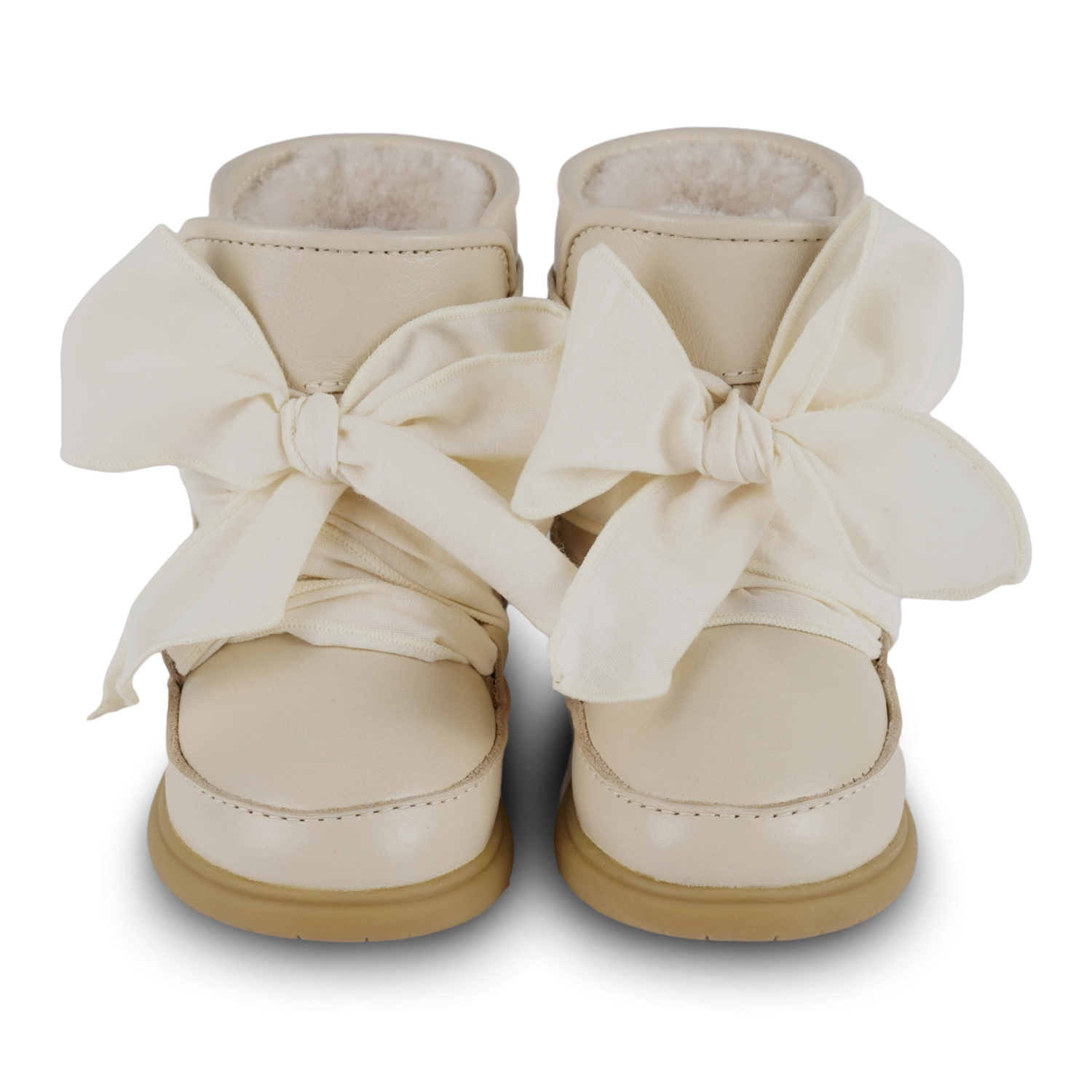 Maudi Shoes | Cream Leather