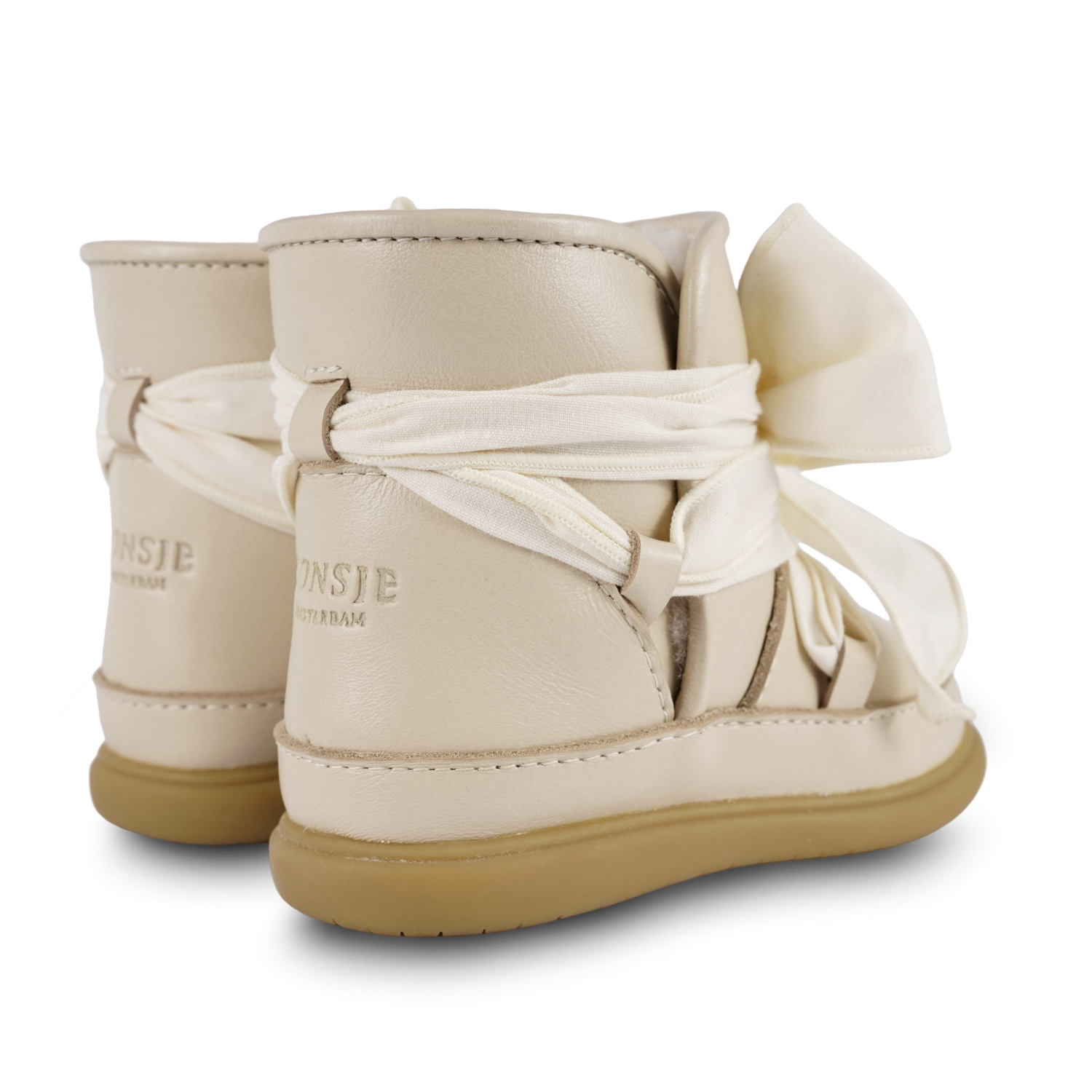 Maudi Shoes | Cream Leather