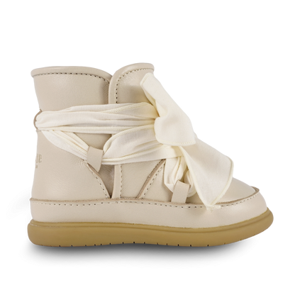 Maudi Shoes | Cream Leather