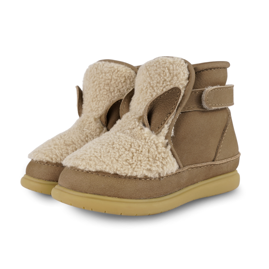 Roumi Shoes | Alpaca | Beige Curly Faux Fur