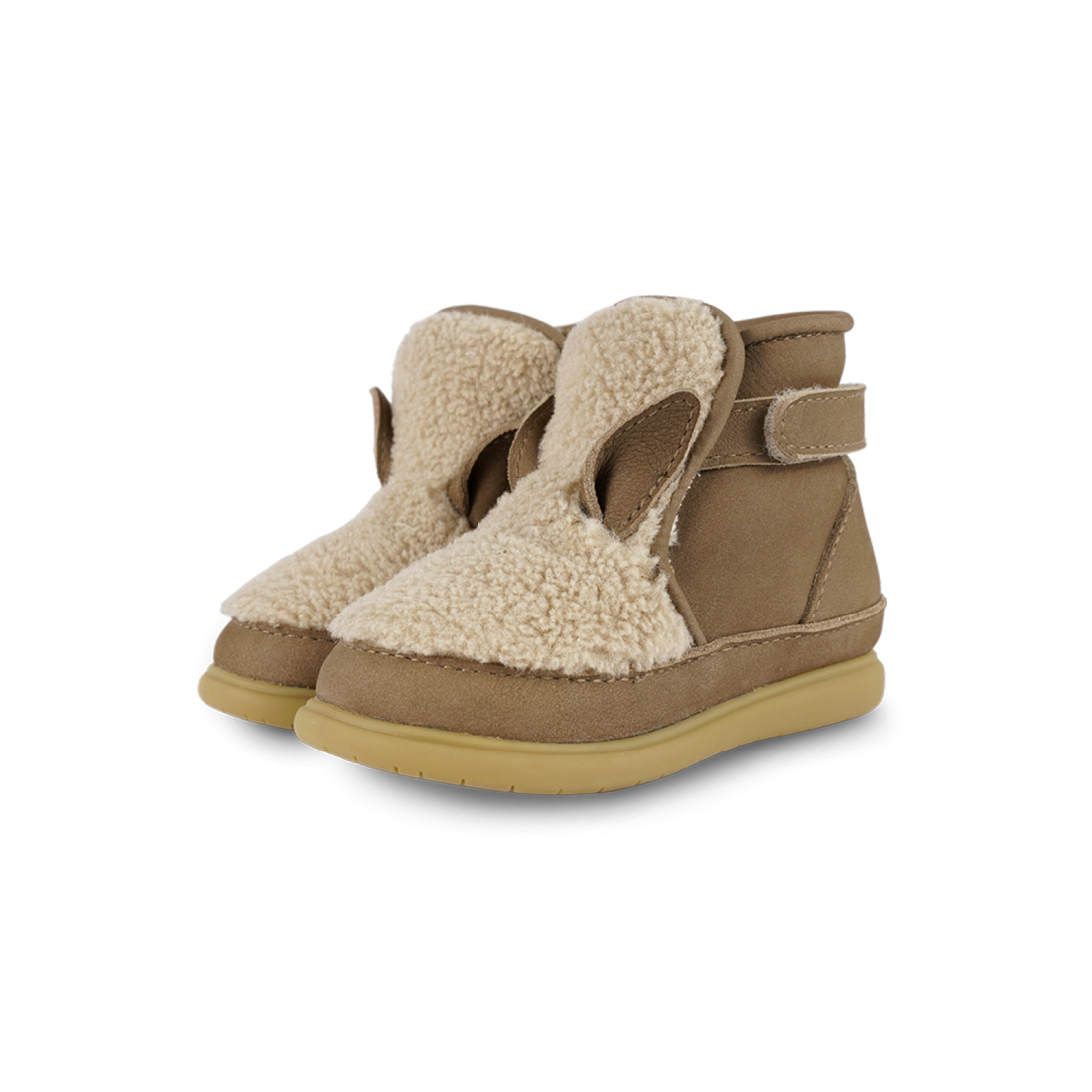 Roumi Shoes | Alpaca | Beige Curly Faux Fur