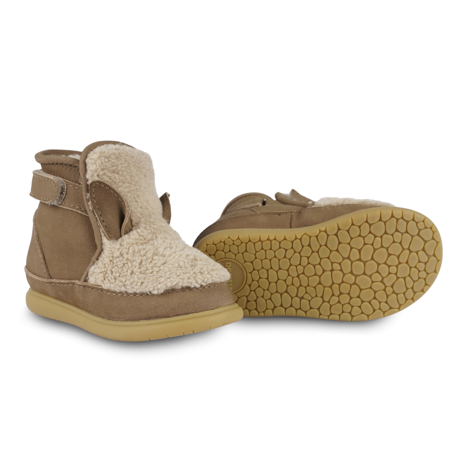 Roumi Shoes | Alpaca | Beige Curly Faux Fur