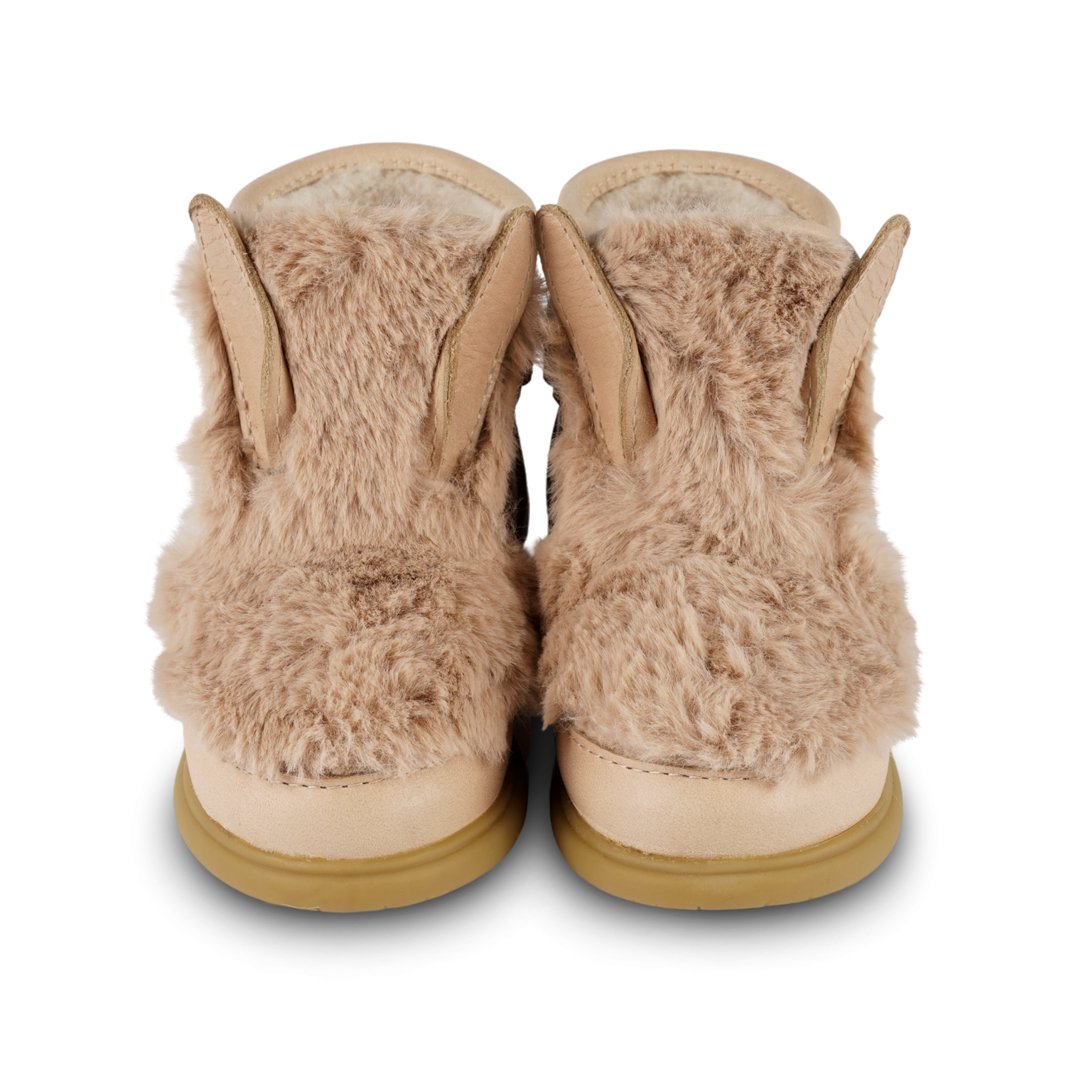 Roumi Shoes | Fluffy Bunny | Warm Beige Soft Faux Fur