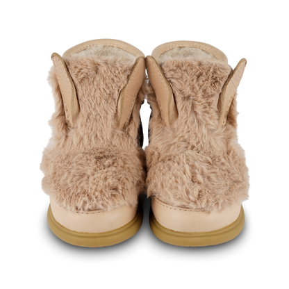 Roumi Shoes | Fluffy Bunny | Warm Beige Soft Faux Fur