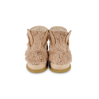 Roumi Shoes | Fluffy Bunny | Warm Beige Soft Faux Fur