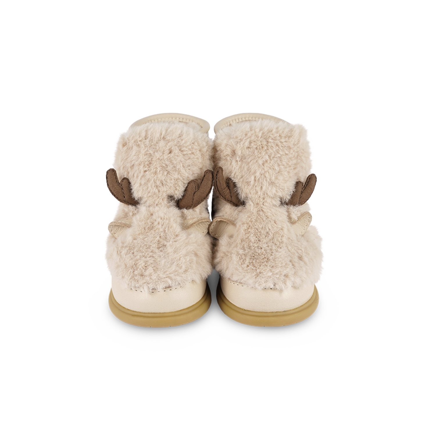 Roumi Shoes | Reindeer | Light Beige Soft Faux Fur