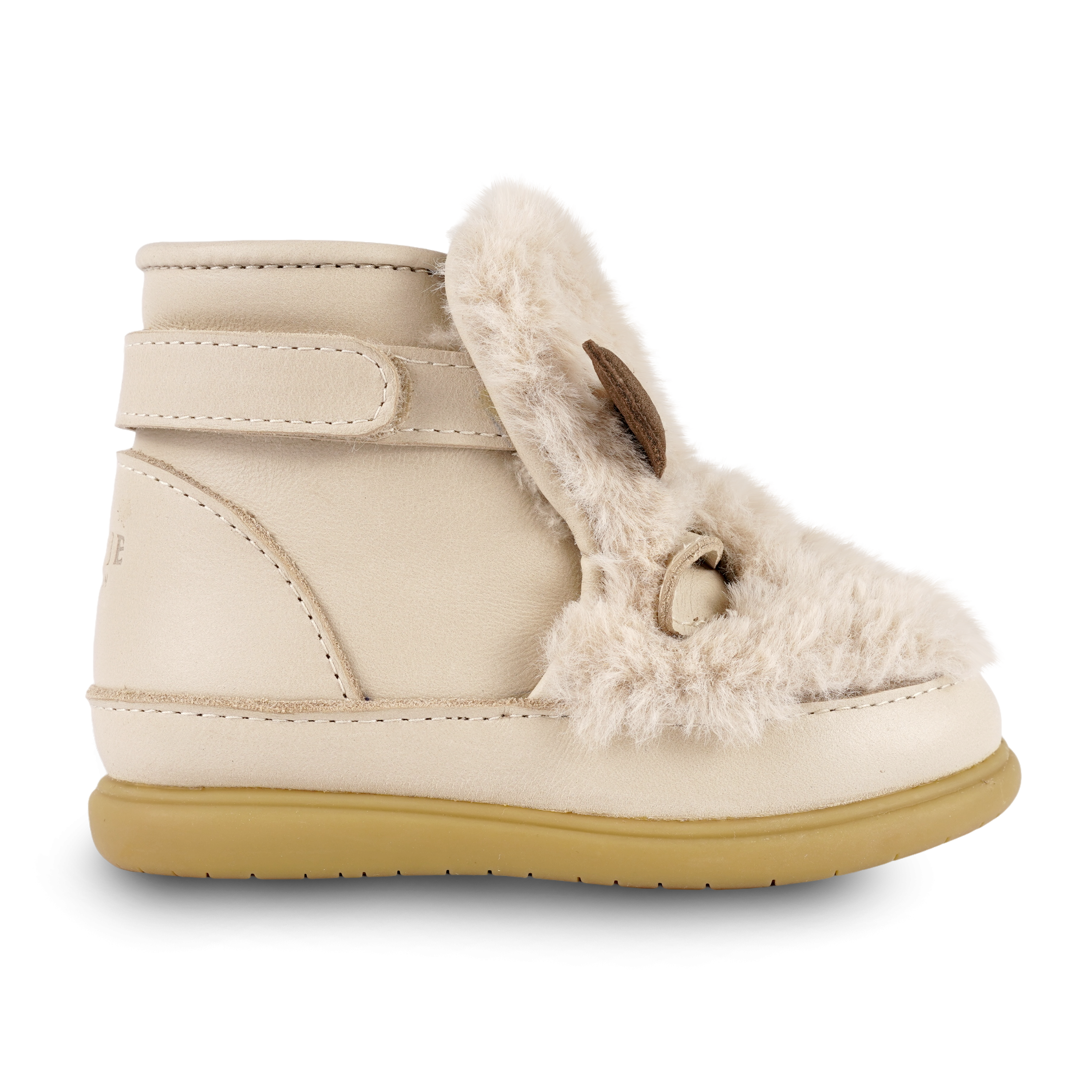 Roumi Shoes | Reindeer | Light Beige Soft Faux Fur