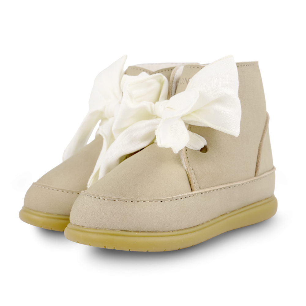 Wisi Organza Shoes | Taupe Nubuck