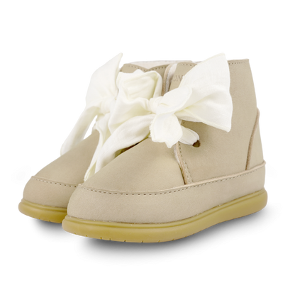 Wisi Organza Shoes | Taupe Nubuck