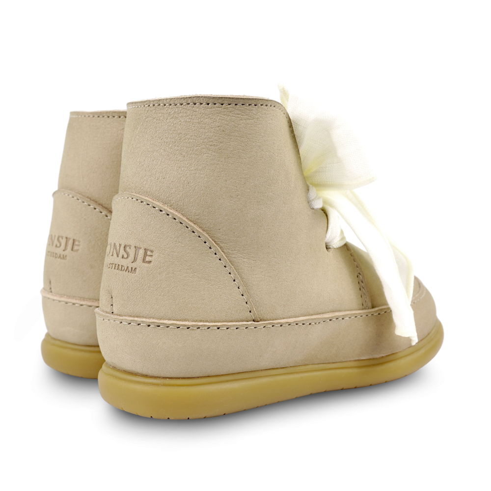 Wisi Organza Shoes | Taupe Nubuck