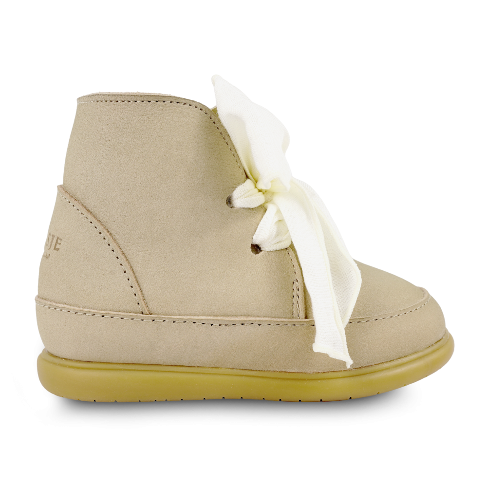 Wisi Organza Shoes | Taupe Nubuck