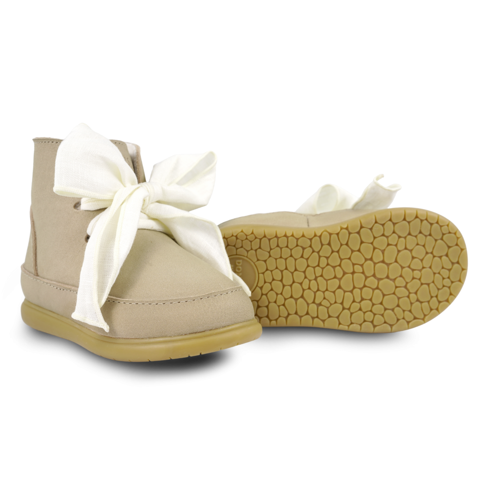 Wisi Organza Shoes | Taupe Nubuck