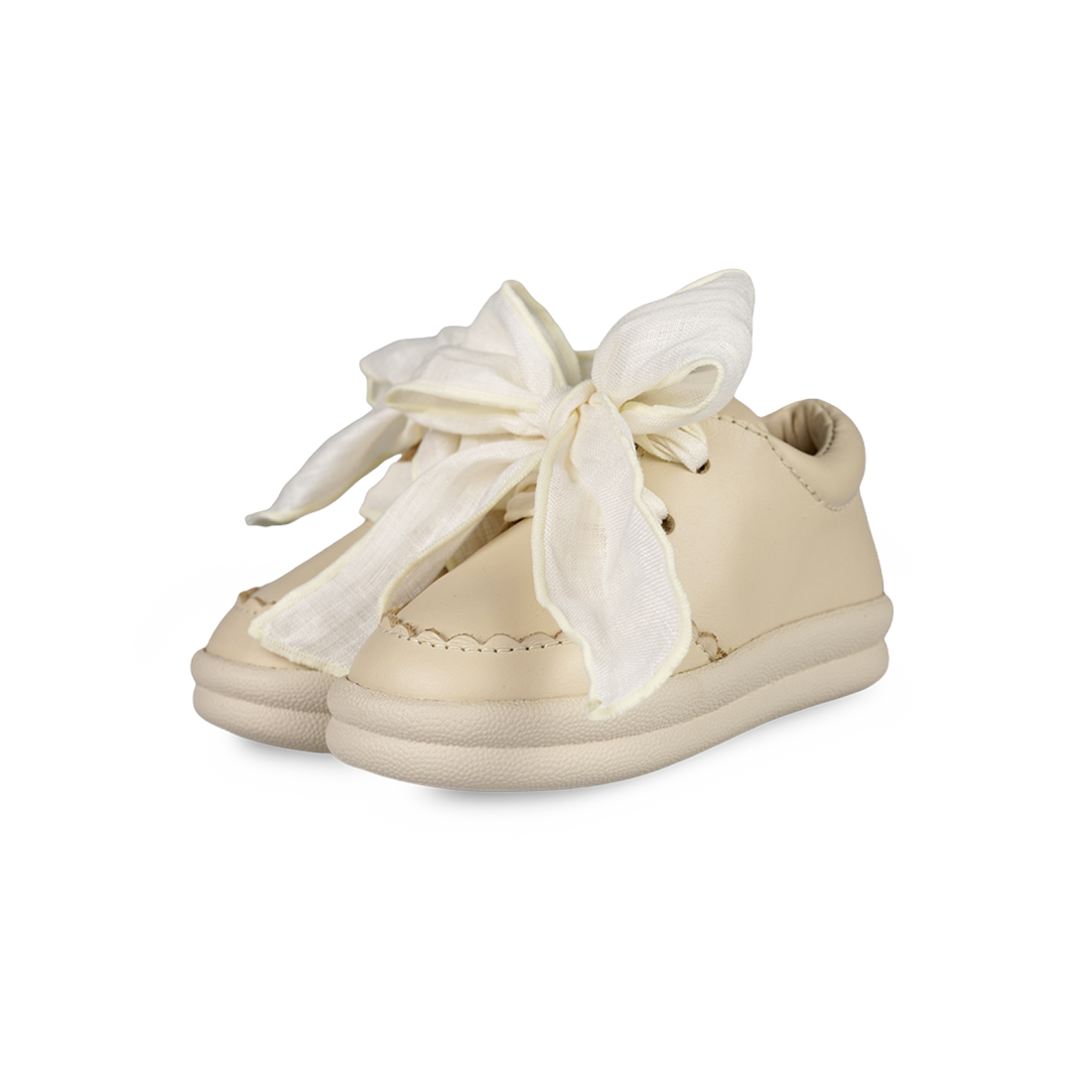 Brookli Sneakers | Cream Leather