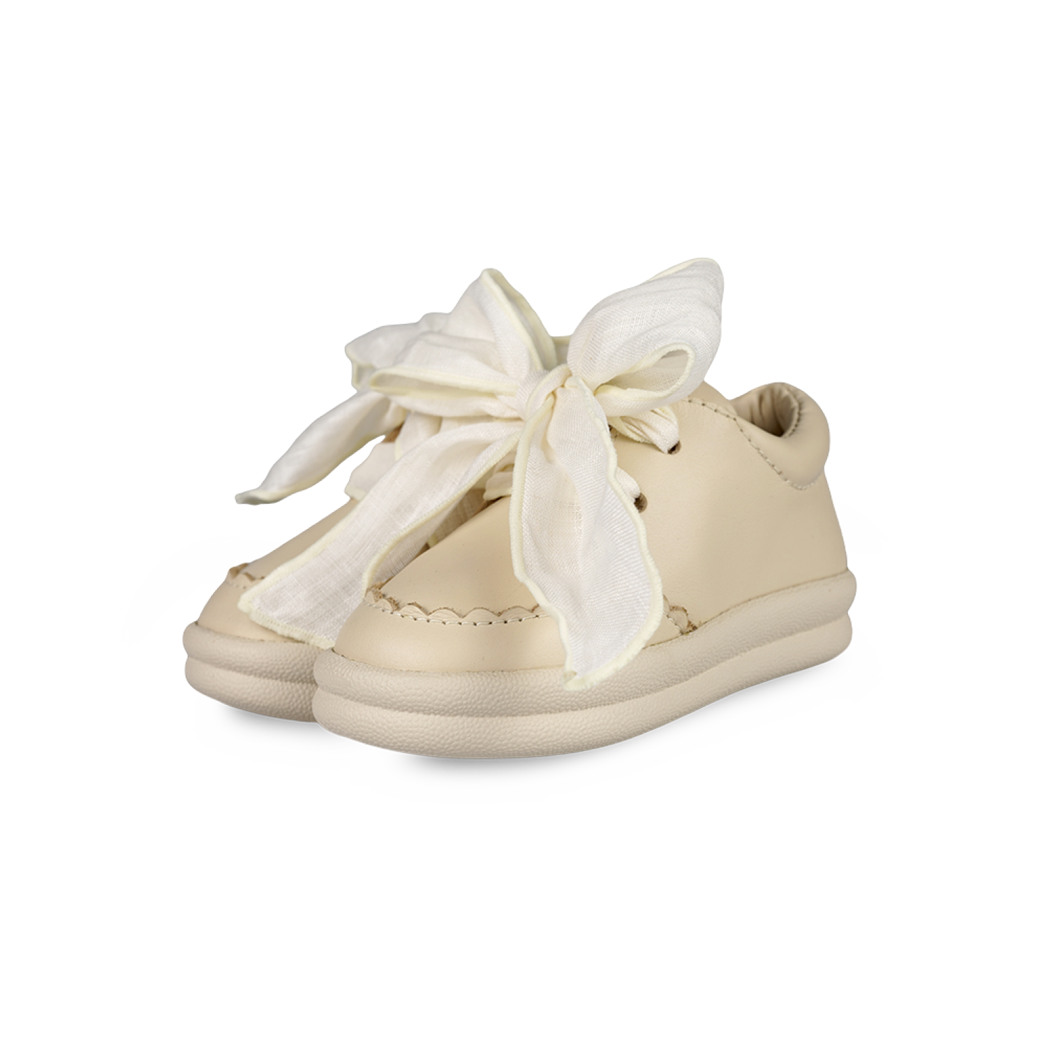 Brookli Sneakers | Cream Leather