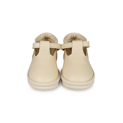 Elmin Shoes | Cream Leather