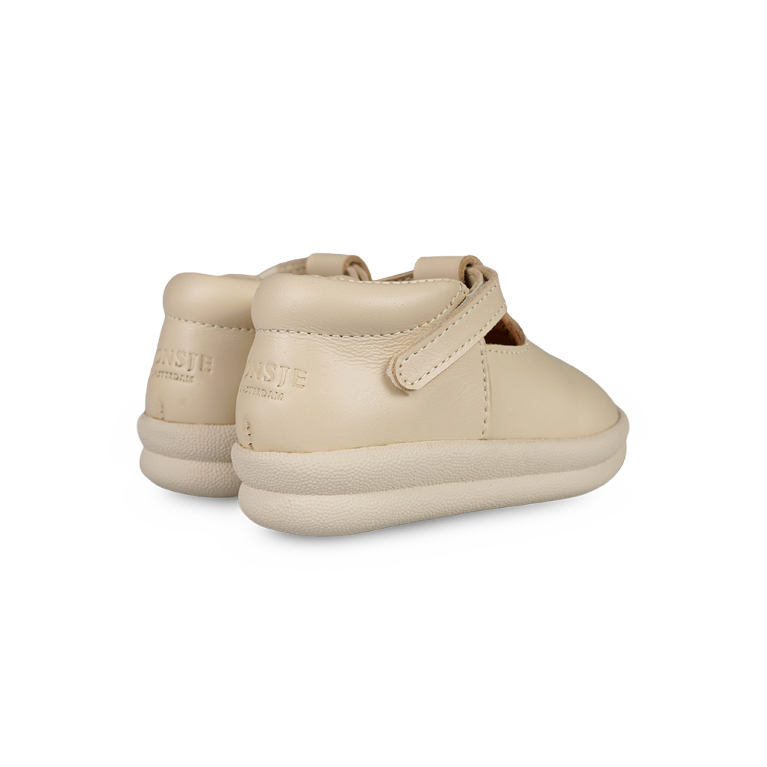 Elmin Shoes | Cream Leather