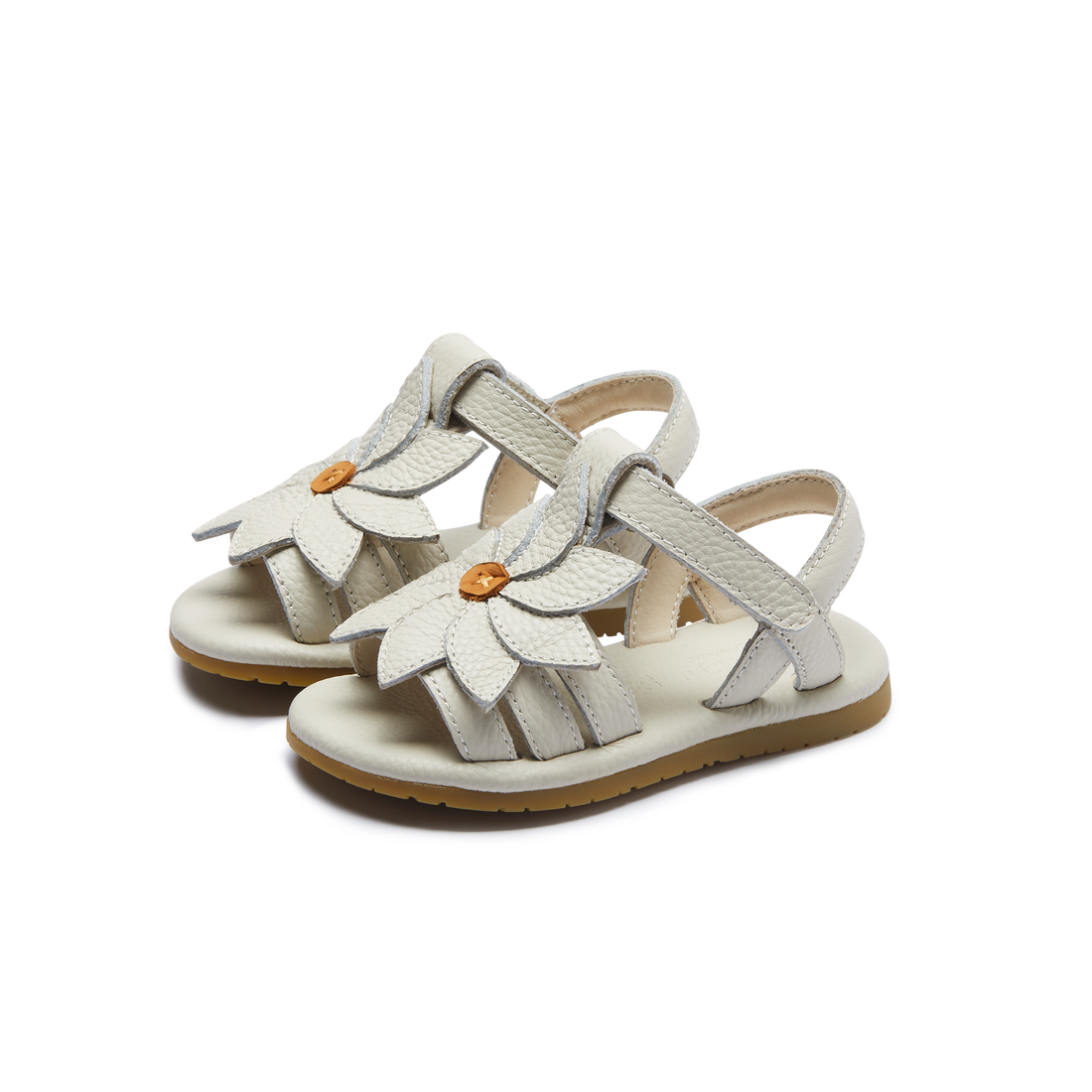 Jiles Fields Sandals | Daisy | Off White Leather