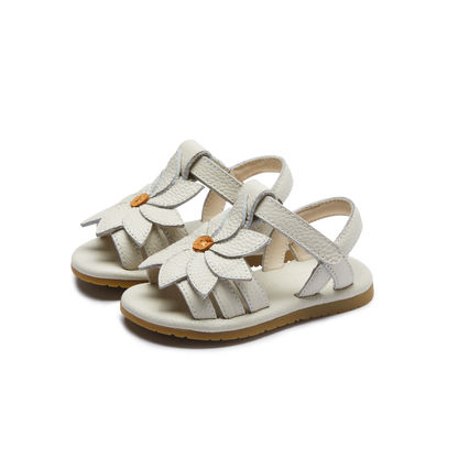 Jiles Fields Sandals | Daisy | Off White Leather