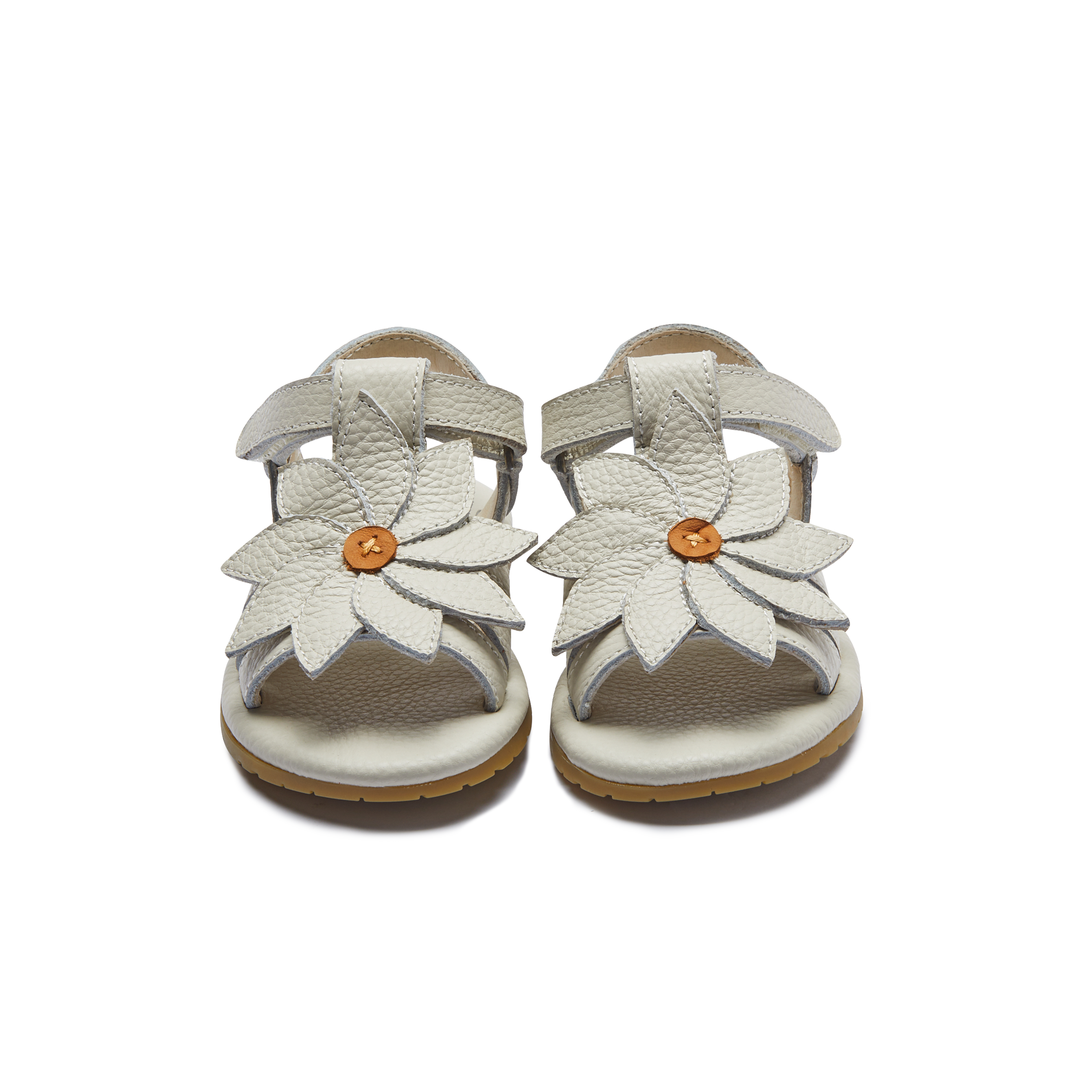 Jiles Fields Sandals | Daisy | Off White Leather