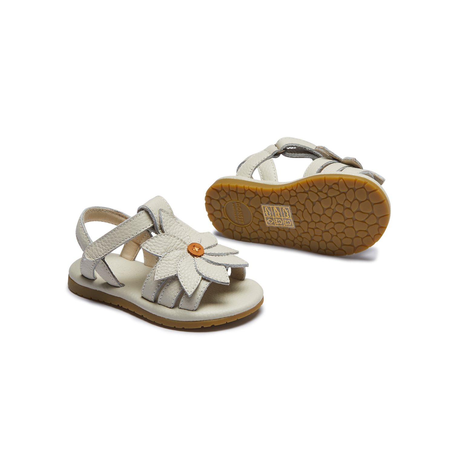 Jiles Fields Sandals | Daisy | Off White Leather