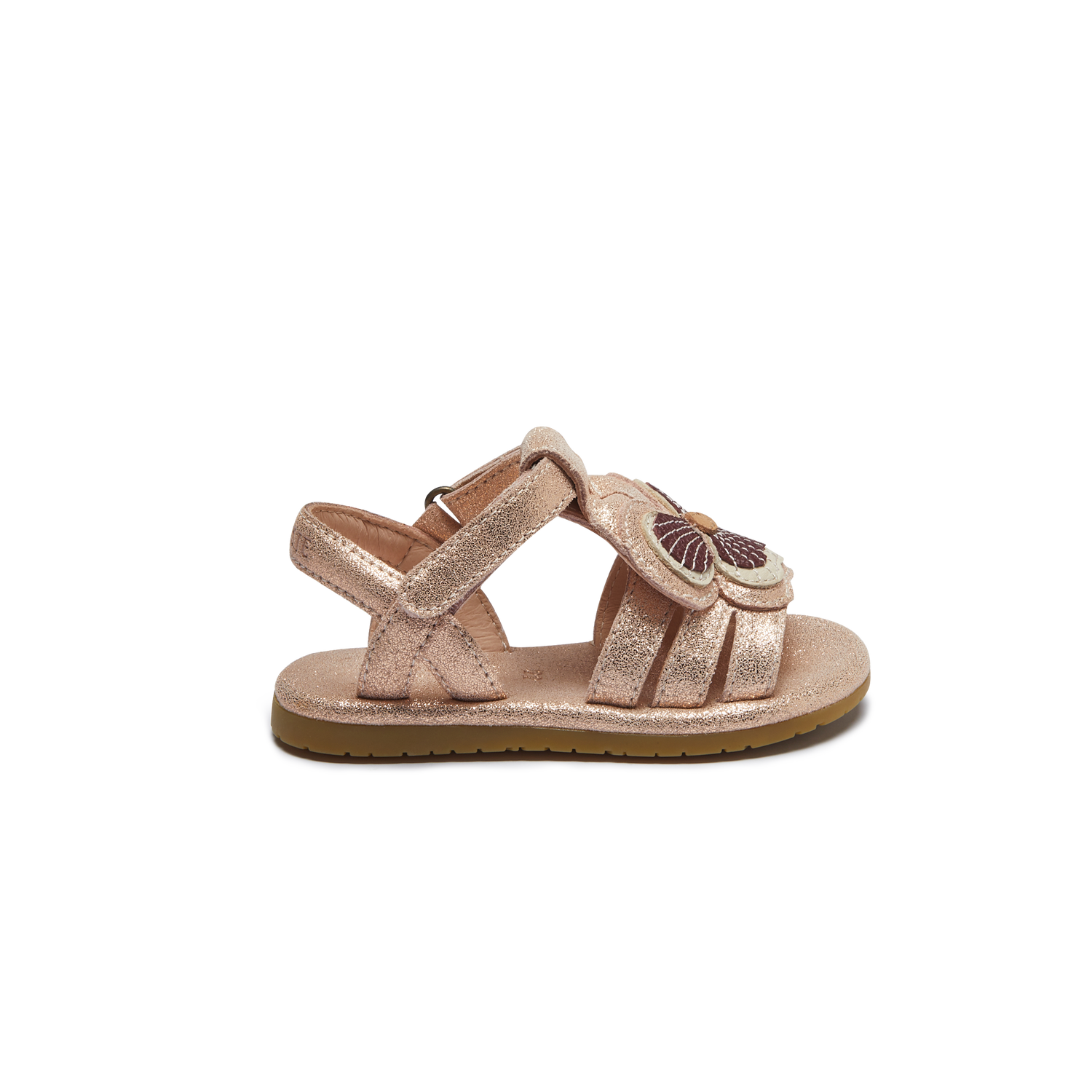 Jiles Fields Sandals | Violette | Powder Metallic Leather