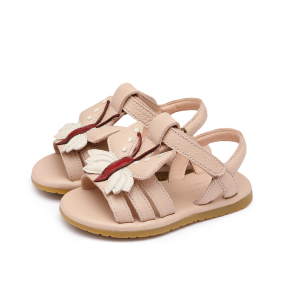 Jiles Sky Sandals | Butterfly | Light Rose Leather