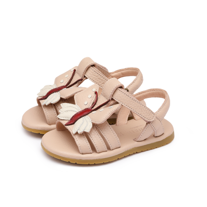 Jiles Sky Sandals | Butterfly | Light Rose Leather